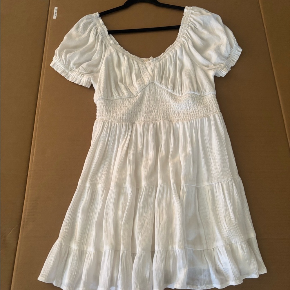 Blush White Mini Dress